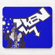 Blu Taken Mouse Mat