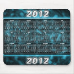 Blue 2012 Calendar Mousepad