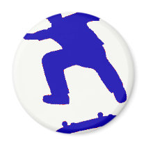 blue 360 shuv refrigerator magnet