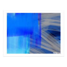 Blue 4 postcard