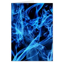 Blue Abstract Card