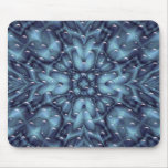 blue abstract fractal mousepads