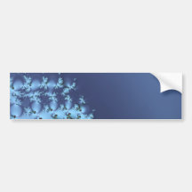 Blue Abstract Futuristic Space Cosmic Design Illus Bumper Sticker