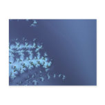 Blue Abstract Futuristic Space Cosmic Design Illus Post Cards