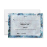 Blue Abstract Painting. Invitation