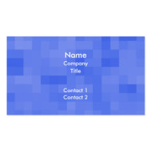 Blue Abstract Pattern. Business Card Template