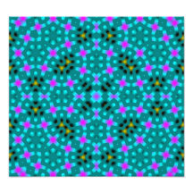 Blue Abstract Pattern Photo Print