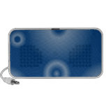 Blue Abstract Retro Speaker