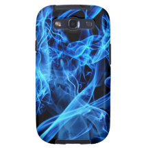 Blue Abstract Samsung Galaxy S3 Case