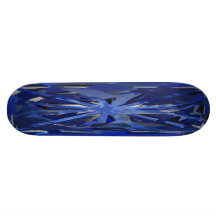 blue abstract skateboard