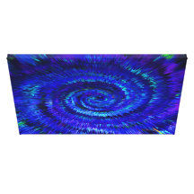 Blue Abstract Stretched Canvas Print