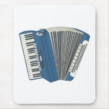 blue accordian mouse mat