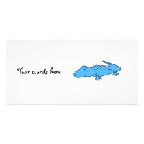 Blue alligator
