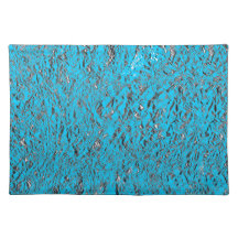 Blue Aluminum Placemats