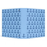 Blue Anchor Pattern binders