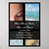 Blue and Black Luxury Spa Resort Theme