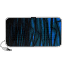 Blue and Black Travelling Speaker