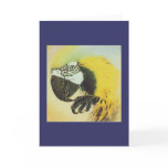 Blue and Gold Macaw / parrot - bird Note Card