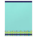 Blue and Green Candy Striped Letterhead