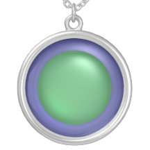 Blue and Green Gems Necklace