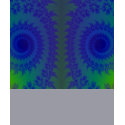 Blue and Green Neon Kaleidoscope Hippie Retro Art t-shirts