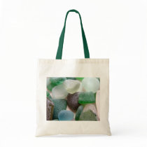 Blue and Green Sea Glass Bag