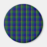 Blue and Green Tartan Magnet