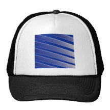 Blue and Grey Pattern Mesh Hat