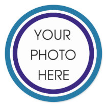 Blue and Navy Template Stickers