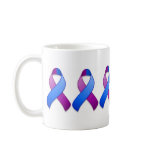 Blue and Purple Awareness Ribbon Mug