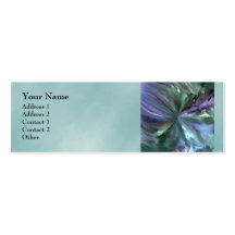 Blue and Purple Pastels Brush Stroke Abstract Business Card