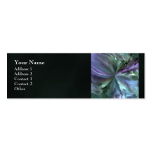 Blue and Purple Pastels Brush Stroke Abstract Business Card Template