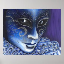 Blue and Silver Flair Posters