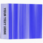 Blue and white abstract design binders