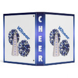 Blue and white Cheerleader Binder