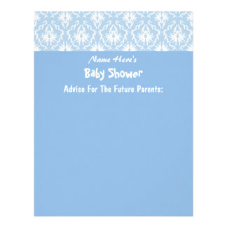 Baby Shower Letterhead, Custom Baby Shower Letterhead Templates