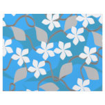 Blue and White Flowers. Floral Pattern. Flyer Design
