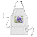 Blue And White Frilly Columbine aprons