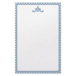 Blue and White Polka Dot Stationery