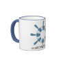 Blue and White Ship's Wheel Mugs