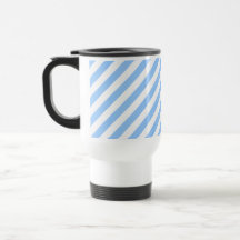 Blue and White Stripes. Mug