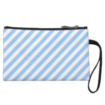 Blue and White Stripes. Wristlets