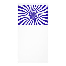 Blue and white swirl photo card template