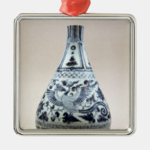 Blue and white vase, Yuan Dynasty Ornament