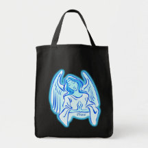 Blue Angel Of Peace Tote Bag