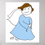 Blue Angel Print