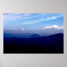 Blue Angels over  San Francisco Bay Print