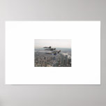 Blue Angels over the Twin Towers Print