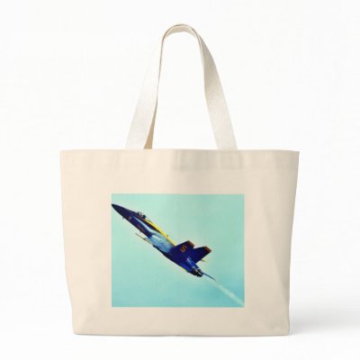 Blue Angles Fighters Jets Pilots Canvas Bag by lifesphere