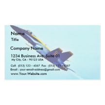 Blue Angles Fighters Jets Pilots Business Card Templates